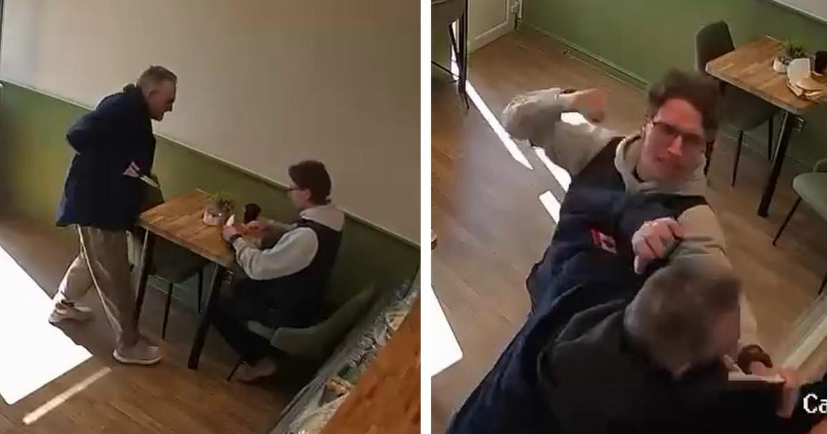 Muž vešel do kavárny a bodl hosta do hrudníku. Reakce byla rychlá a nečekaná