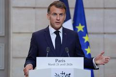 Francouzský prezident Emmanuel Macron.