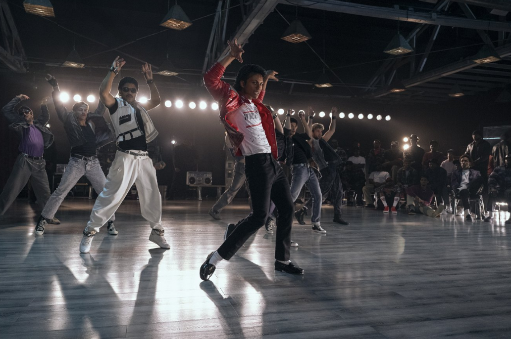 Jaafar Jackson jako Michael Jackson ve filmu Michael.