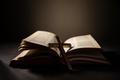 Spirituality,,Religion,And,Hope,Concept.,Holy,Bible,And,Cross,On