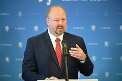 Ministr spravedlnosti Jeroným Tejc (za ANO).