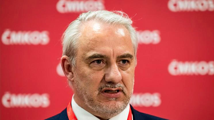 Předseda Českomoravské konfederace odborových svazů Josef Středula