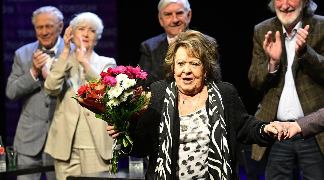 Natáčení narozeninového speciálu pořadu Tobogan a zároveň jediná veřejná oslava 95. narozenin Jiřiny Bohdalové.