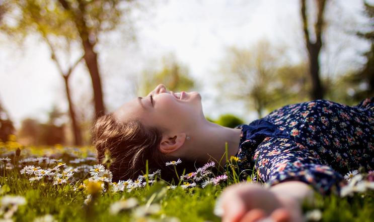 květen, tarot, příroda, žena