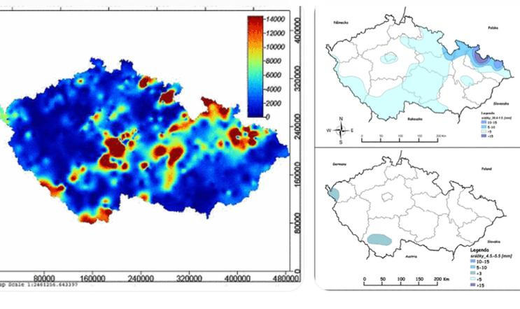 Model zveřejněný Českým meteorologickým ústavem v neděli, tedy právě ke 40. výročí černobylské tragédie, ukazuje, kde u nás v osudné dny krátce po havárii pršelo. A také, kde pak byla v půdě zaznamenána vyšší aktivita radioaktivního cesia 137.