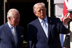 Britain's King Charles and Queen Camilla in the United States for state visit