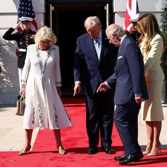Britain's King Charles and Queen Camilla in the United States for state visit