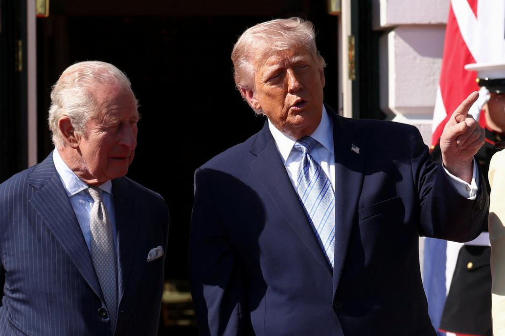 Britain's King Charles and Queen Camilla in the United States for state visit