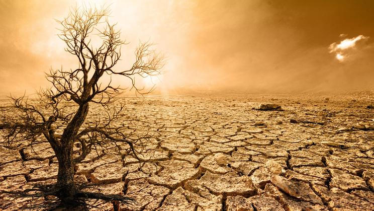 Globální oteplování, klimatické změny, sucho, ilustrační foto