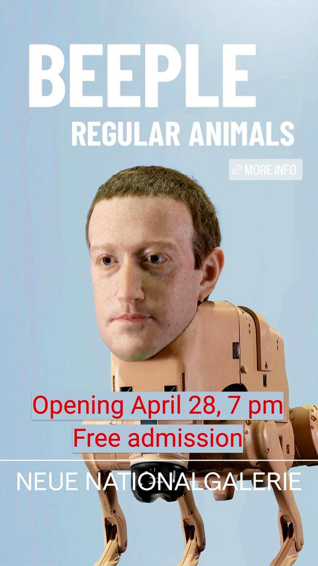 Výstava Regular Animas  se koná od 28.04.2026 do 10.05.2026 v Neue Nationalgalerie Berlín..