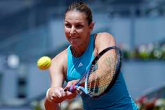 Karolína Plíšková na turnaji v Madridu 2026