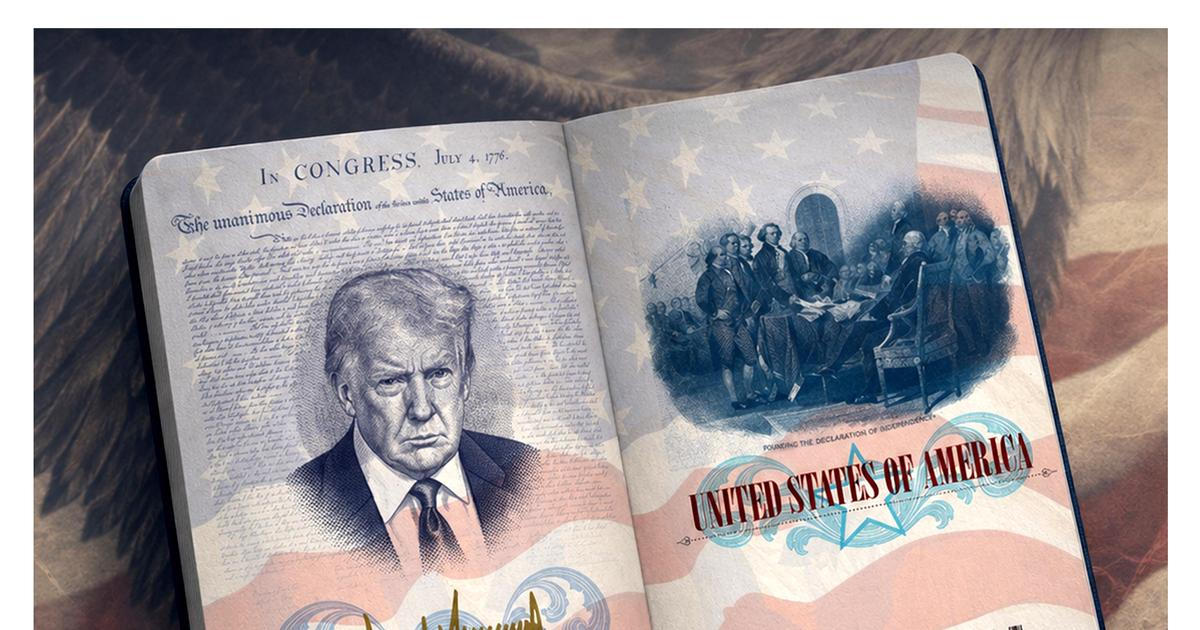 Trump se nechá zvěčnit i na pasech. Podle experta jde o varovný signál