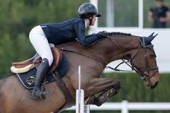 20240215 Sunshine Tour Spring 2024 VEJER DELA FRONTERA, SPAIN - FEBRUARY 15 2024 : SPANKO, Emma Sophia (CZE) riding LECL