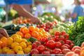 Vibrant,Farmers?,Market,Stall,With,Fresh,Organic,Produce,|,Colorful