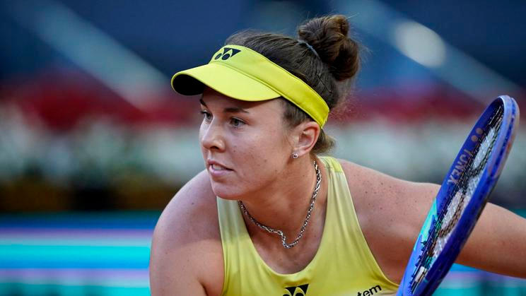 Linda Nosková na turnaji v Madridu 2026