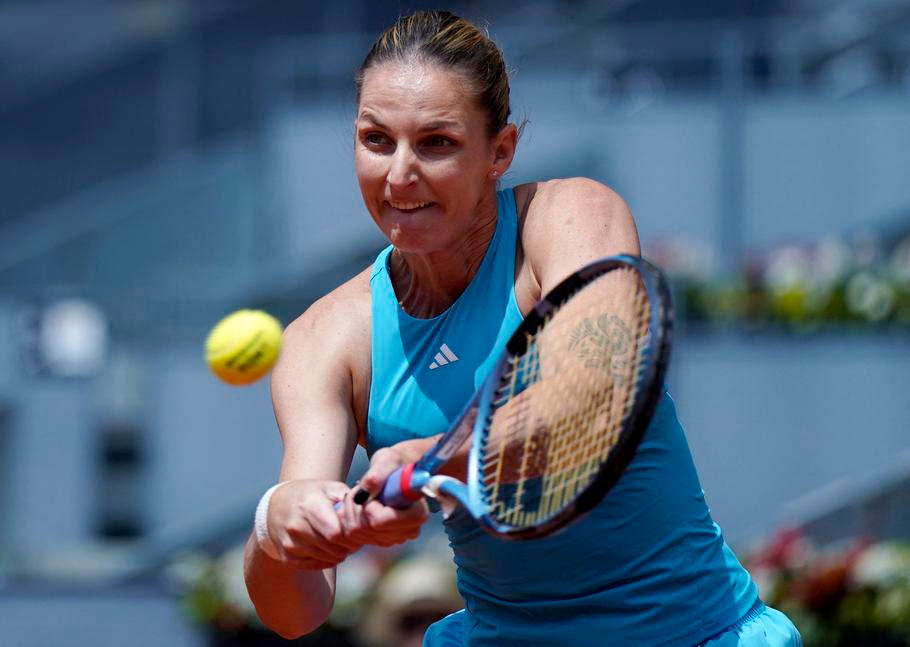 Karolína Plíšková na turnaji v Madridu 2026