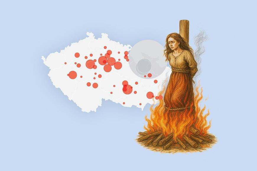 Mapa děsivých procesů na českém území. Víme, kolik upálili „čarodějnic“ právě u vás
