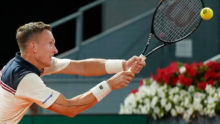 Jiří Lehečka na turnaji v Madridu 2026