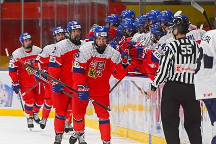 Radost české osmnáctky ve čtvrtfinále proti Finsku na MS 2026