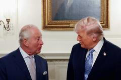 Britain's King Charles and Queen Camilla in the United States for state visit