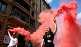 Unions march on May Day in Bilbao