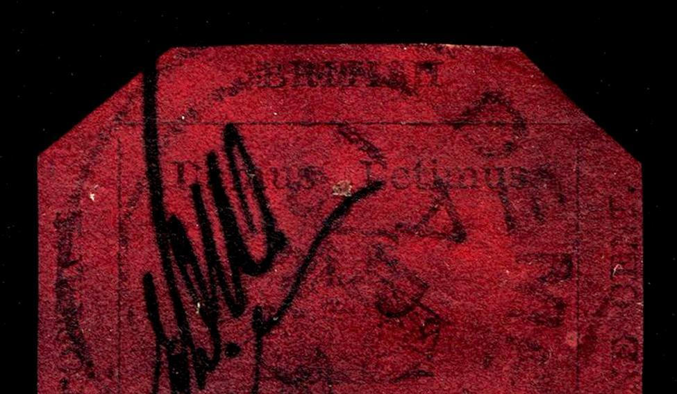 Nejdražší známka světa One-Cent Magenta známá také jako Britská Guyana