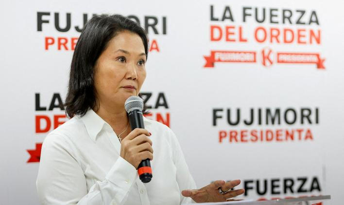 Peruánská prezidentská kandidátka Keiko Fujimori 