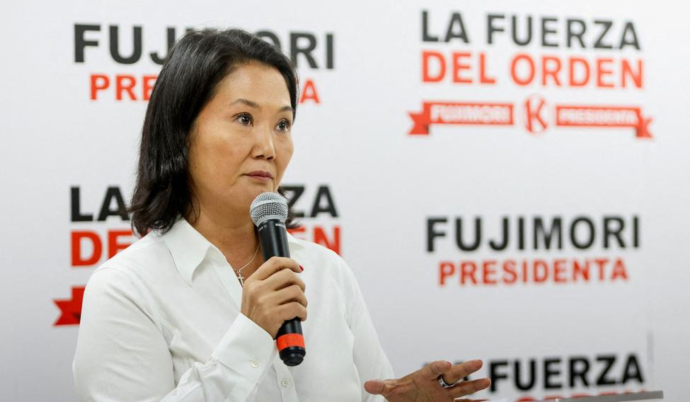 Peruánská prezidentská kandidátka Keiko Fujimori 
