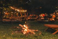 Cozy,Camping,Adventure,In,The,Wilderness,,Van,Trailer,Setup,At