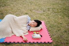 Power Nap Contest for sleep-deprived South Korea held in Seoul