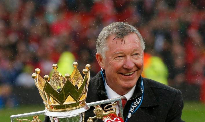 Fotbal, Premier League, Manchester United - Swansea City: loučení Alexe Fergusona