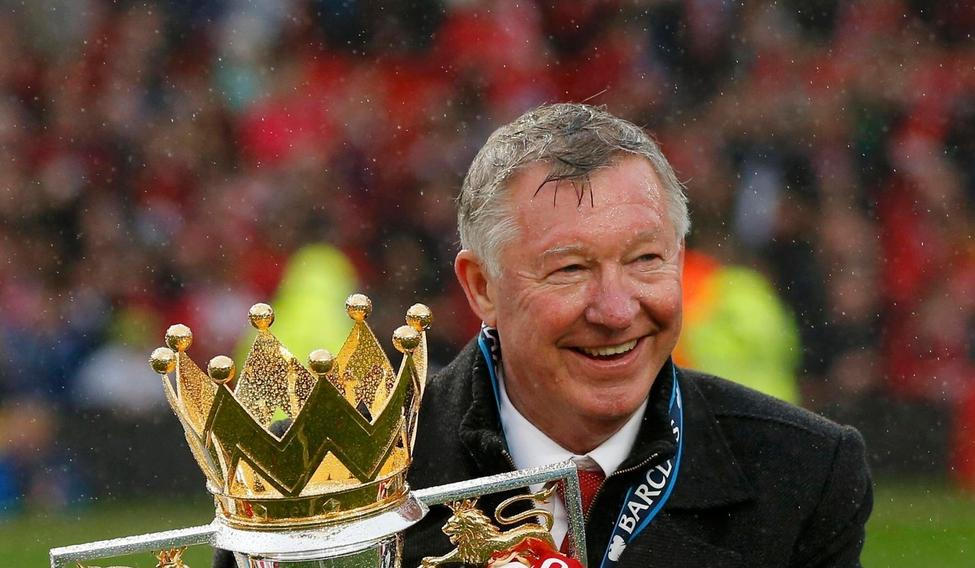 Fotbal, Premier League, Manchester United - Swansea City: loučení Alexe Fergusona