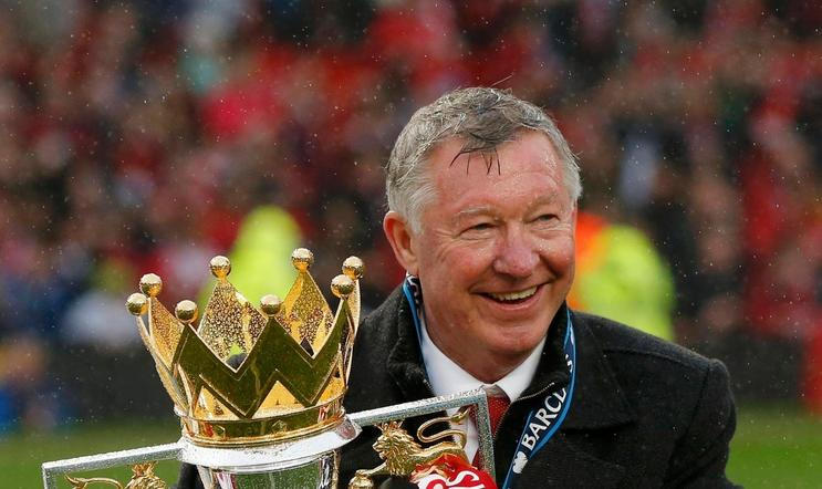 Fotbal, Premier League, Manchester United - Swansea City: loučení Alexe Fergusona