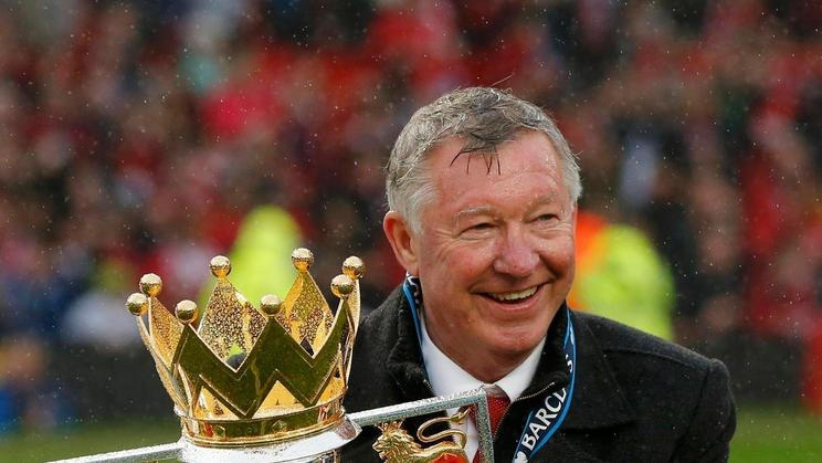 Fotbal, Premier League, Manchester United - Swansea City: loučení Alexe Fergusona