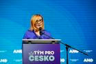 Praha, Volební sněm, Hnutí ANO, ministryně financí a místopředsedkyně ANO Alena Schillerová