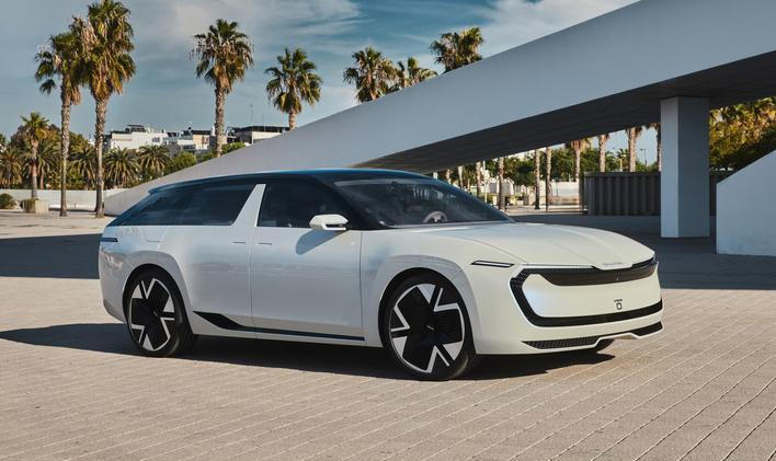 Škoda Vision O je prototyp elektrického kombi, které přijede kolem roku 2030 na platformě SSP.