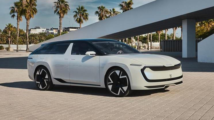 Škoda Vision O je prototyp elektrického kombi, které přijede kolem roku 2030 na platformě SSP.