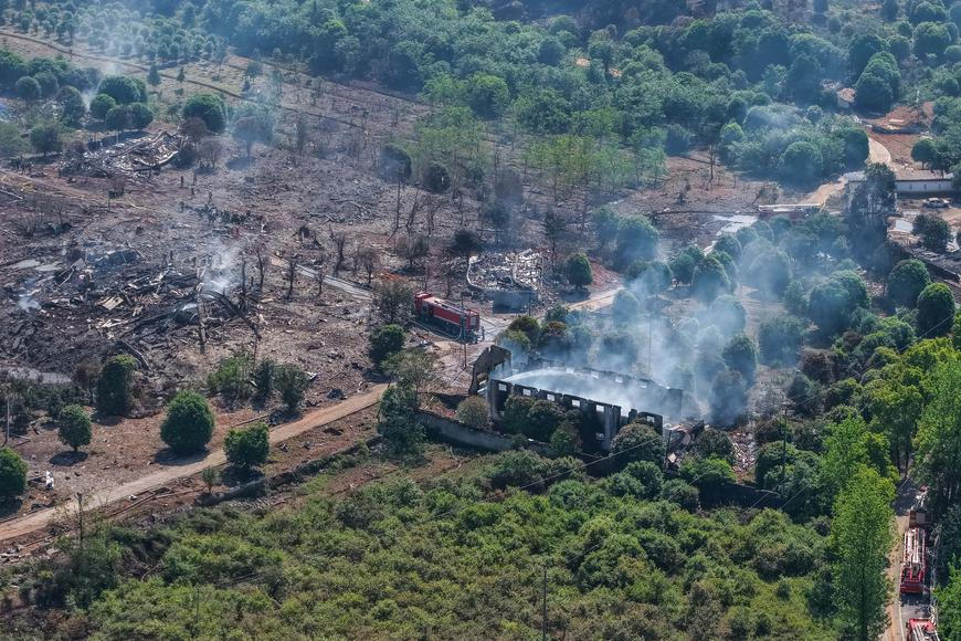 Výbuch v čínské továrně na zábavní pyrotechniku: více než dvacet lidí zahynulo
