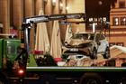 Car drives into crowd of people in German city of Leipzig