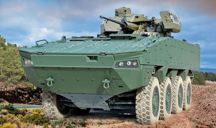 Obrněné vozidlo Patria AMVXP, které Finsko nabízí české armádě.
