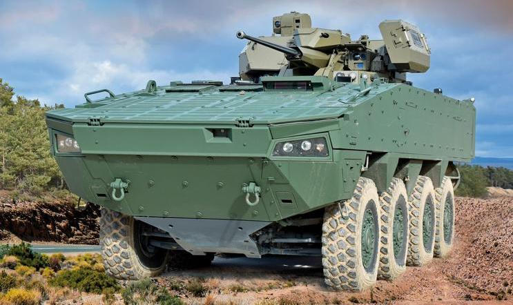 Obrněné vozidlo Patria AMVXP, které Finsko nabízí české armádě.