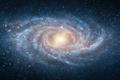 View,From,Space,To,A,Spiral,Galaxy,And,Stars.,Universe