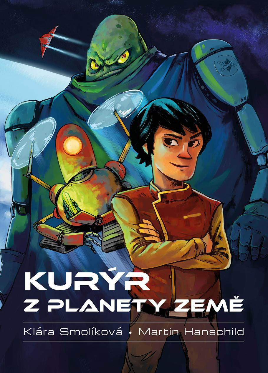 Obálka knihy Kurýr z planety Země. 