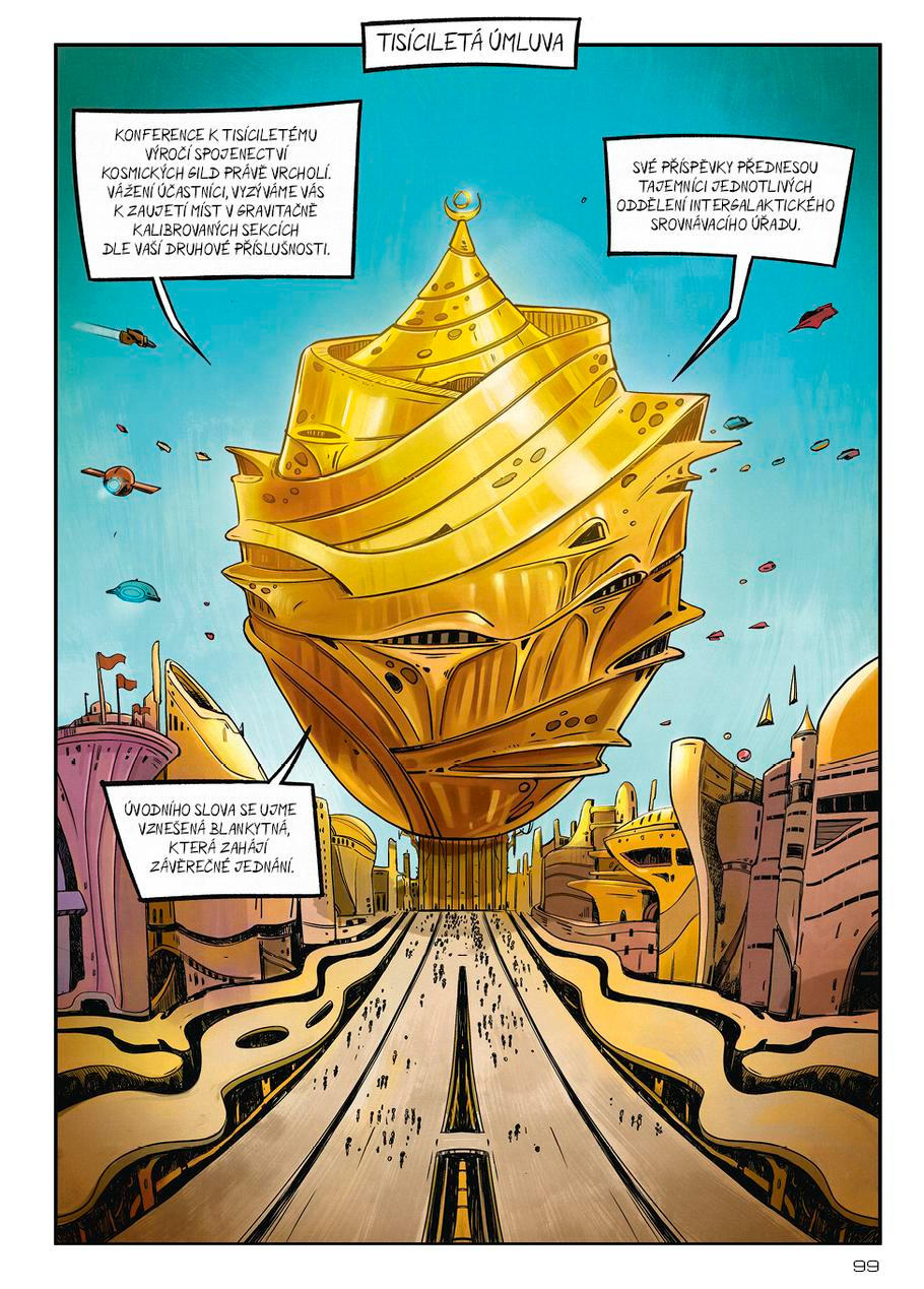 Autory původního českého sci-fi komiksu Kurýr z planety Země jsou scenáristka Klára Smolíková a výtvarník Martin Hanschild.