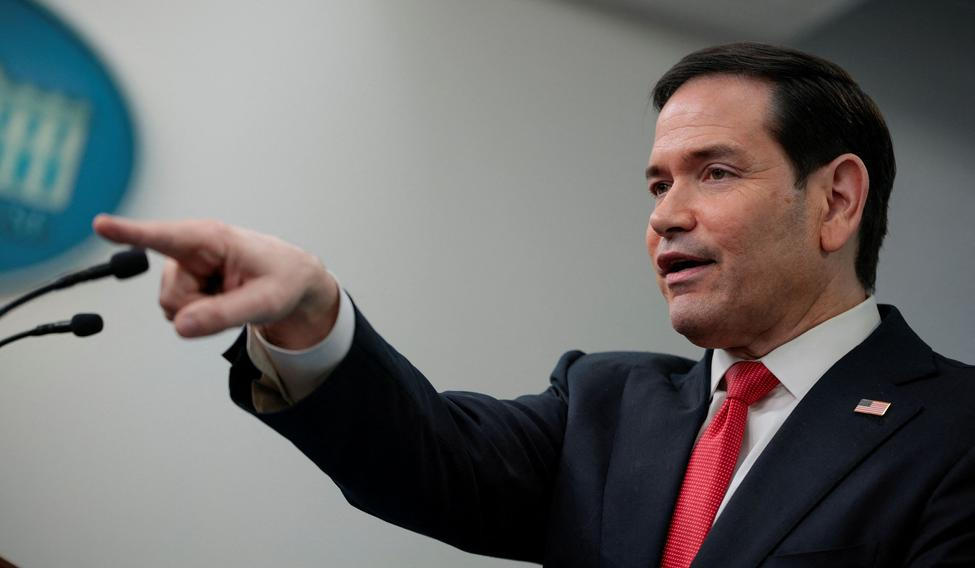 U.S. Secretary of State Marco Rubio holds press briefing at the White House