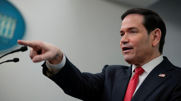 U.S. Secretary of State Marco Rubio holds press briefing at the White House