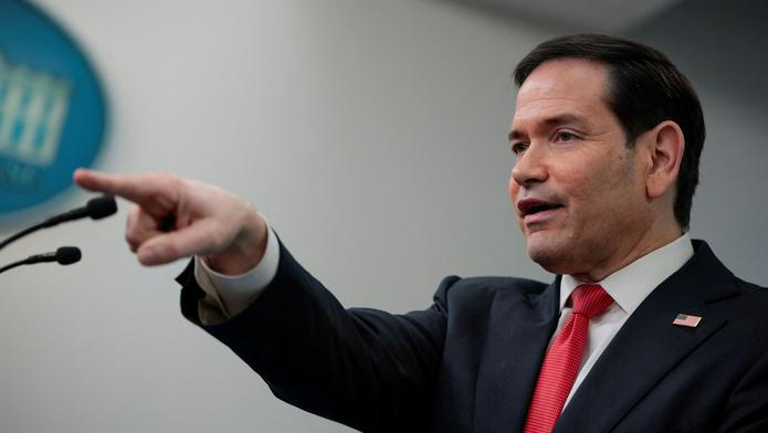 U.S. Secretary of State Marco Rubio holds press briefing at the White House