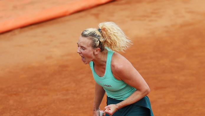 Kateřina Siniaková na turnaji v Římě 2026