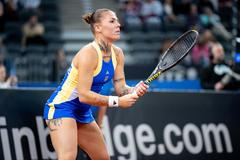 Ukrajinská tenistka Oleksandra Olijnyková