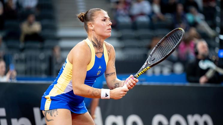 Ukrajinská tenistka Oleksandra Olijnyková